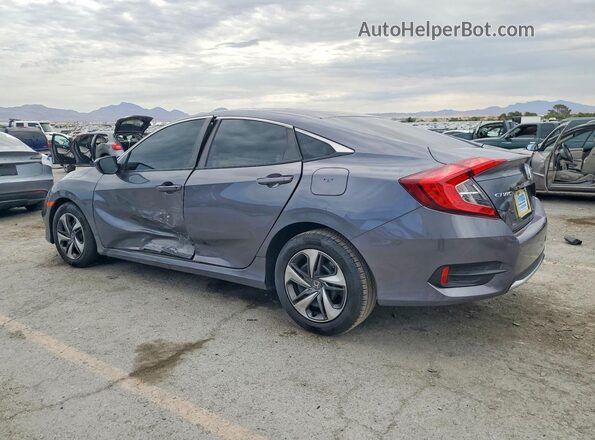 2HGFC2F62MH555818 2021 HONDA CIVIC Gray Հետևի ձախ