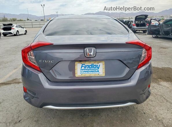 2HGFC2F62MH555818 2021 HONDA CIVIC Gray Հետևի տեսք