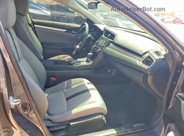 2HGFC2F62MH555818 2021 HONDA CIVIC Gray Սալոնի դիմացի տեսք
