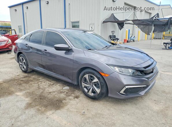 2HGFC2F62MH555818 2021 HONDA CIVIC Gray Առջևի աջ