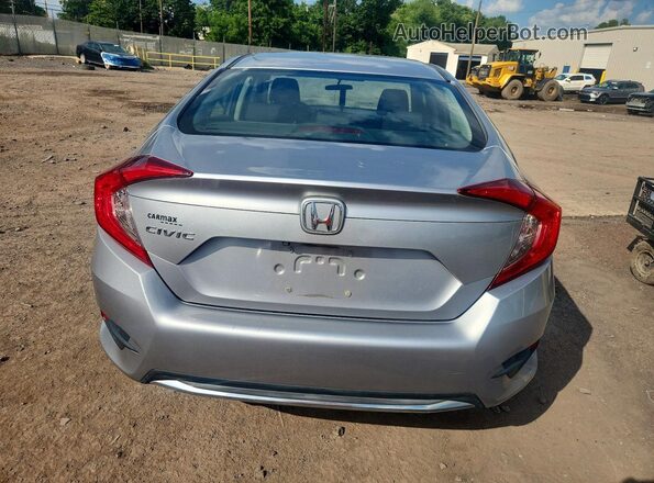 2HGFC2F63KH547403 2019 HONDA CIVIC Silver Vista trasera