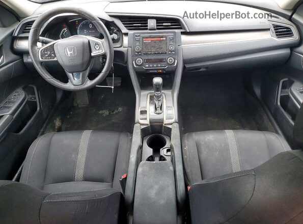 2HGFC2F63KH579087 2019 HONDA CIVIC Gray Dashboard view