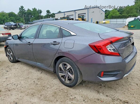 2HGFC2F63KH579087 2019 HONDA CIVIC Gray Rear left
