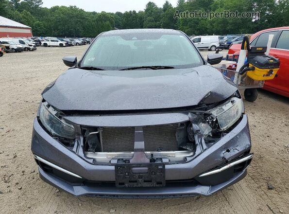 2HGFC2F63KH579087 2019 HONDA CIVIC Gray Front view