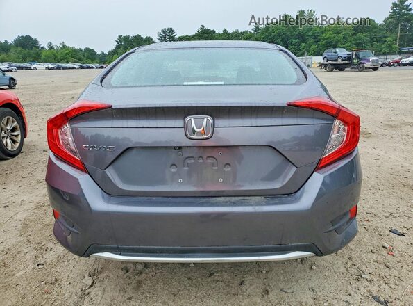 2HGFC2F63KH579087 2019 HONDA CIVIC Gray Rear view