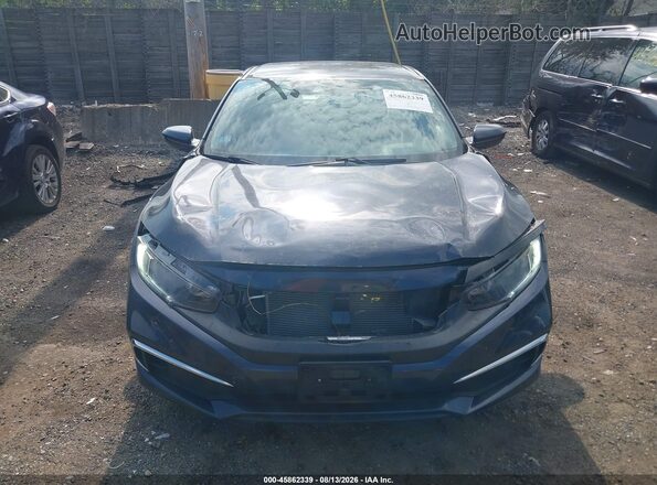 2HGFC2F63KH584385 2019 HONDA CIVIC Dark Blue Front view
