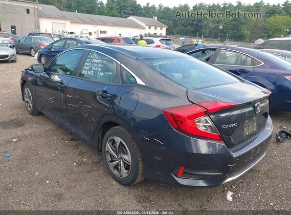 2HGFC2F63KH584385 2019 HONDA CIVIC Dark Blue Rear left