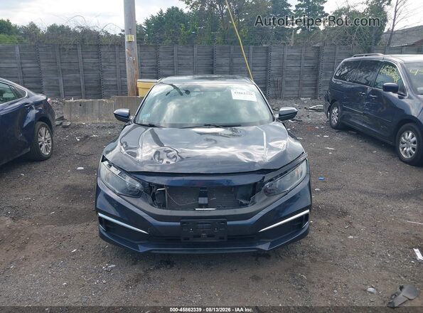 2HGFC2F63KH584385 2019 HONDA CIVIC Dark Blue Rear interior view