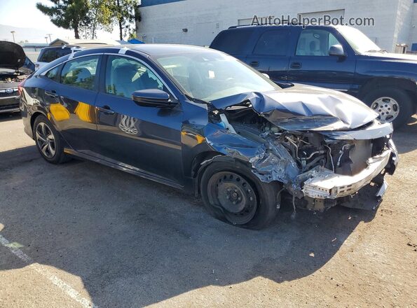 2HGFC2F63LH500180 2020 HONDA CIVIC Blue Przód prawy