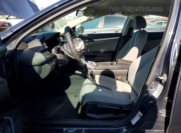 2HGFC2F63LH500180 2020 HONDA CIVIC Blue Widok wnętrza z przodu