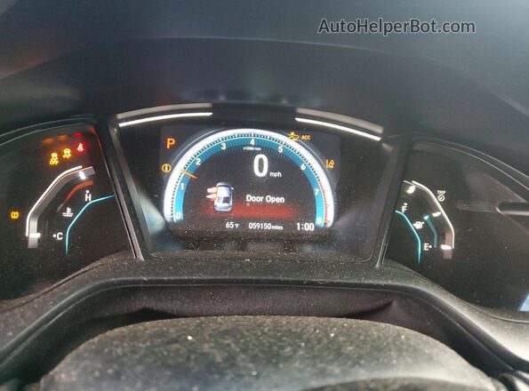 2HGFC2F63LH595369 2020 HONDA CIVIC White Սարքավորումների վահանակի տեսք