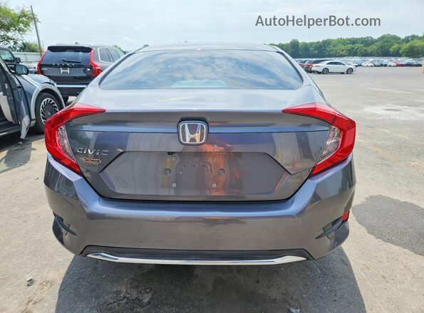 2HGFC2F63MH524013 2021 HONDA CIVIC Gray Widok z tyłu