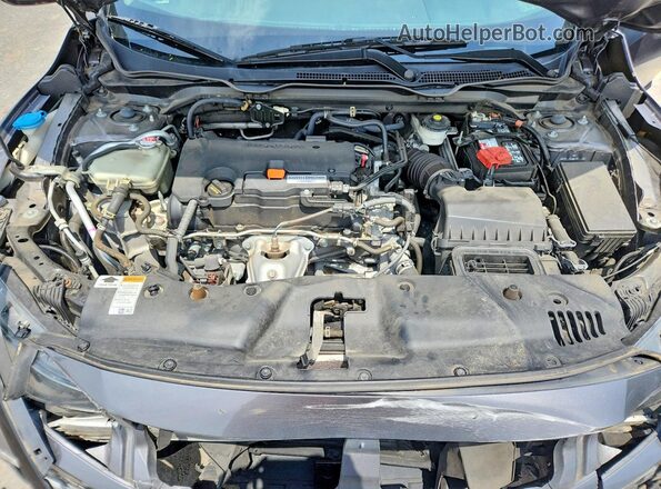 2HGFC2F63MH524013 2021 HONDA CIVIC Gray Widok wnętrza z tyłu