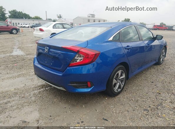 2HGFC2F64KH511042 2019 HONDA CIVIC Blue უკანა მარჯვენა