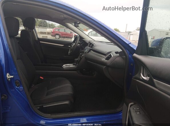 2HGFC2F64KH511042 2019 HONDA CIVIC Blue წინა სალონის ხედი