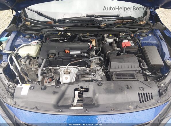2HGFC2F64KH511042 2019 HONDA CIVIC Blue უკანა ხედი