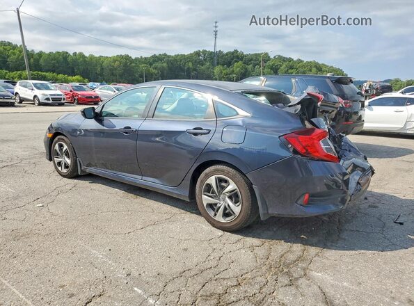 2HGFC2F64KH525586 2019 HONDA CIVIC Blue Tył lewy