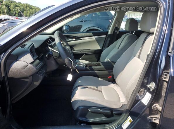 2HGFC2F64KH525586 2019 HONDA CIVIC Blue Widok wnętrza z przodu