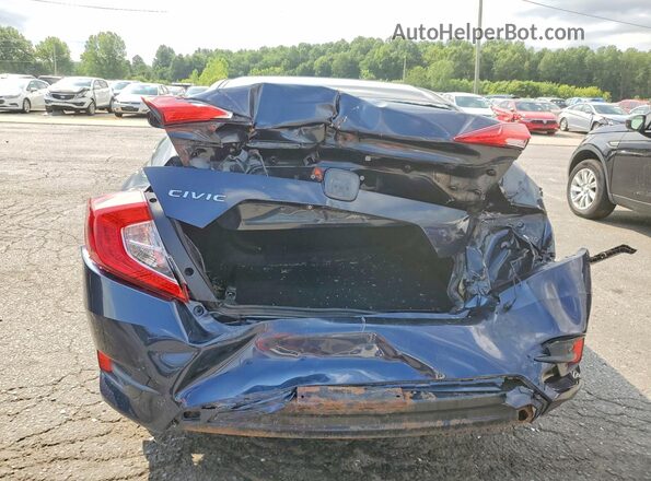 2HGFC2F64KH525586 2019 HONDA CIVIC Blue Widok z tyłu