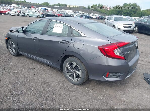 2HGFC2F64KH584590 2019 HONDA CIVIC Gray Tył lewy