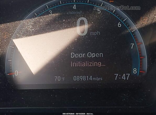 2HGFC2F64KH584590 2019 HONDA CIVIC Gray Widok tylnych siedzeń