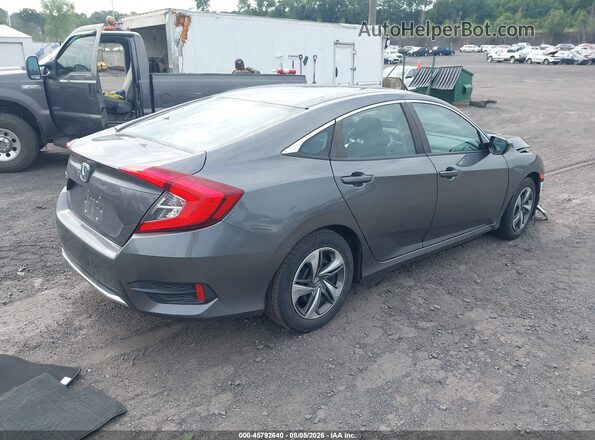 2HGFC2F64KH584590 2019 HONDA CIVIC Gray Tył prawy