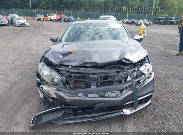 2HGFC2F64KH584590 2019 HONDA CIVIC Gray Widok zestawu wskaźników