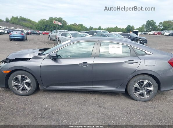 2HGFC2F64KH584590 2019 HONDA CIVIC Gray Widok wnętrza 360 stopni