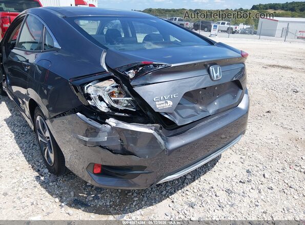 2HGFC2F64KH585383 2019 HONDA CIVIC Gray Widok z przodu