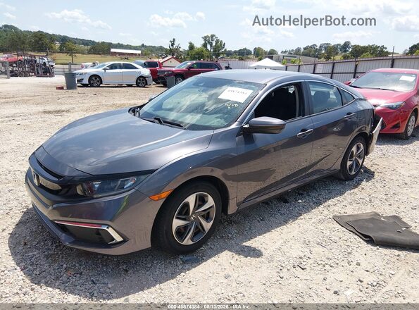 2HGFC2F64KH585383 2019 HONDA CIVIC Gray Przód lewy