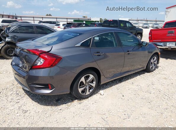 2HGFC2F64KH585383 2019 HONDA CIVIC Gray Tył prawy