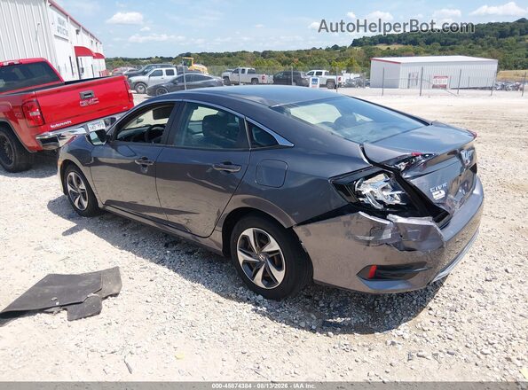 2HGFC2F64KH585383 2019 HONDA CIVIC Gray Tył lewy