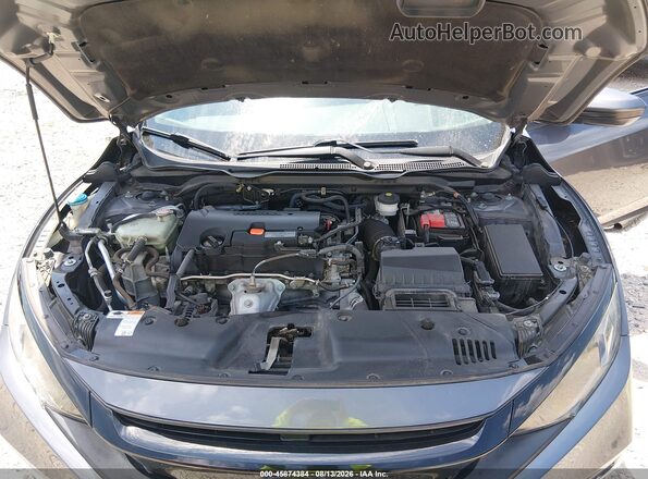 2HGFC2F64KH585383 2019 HONDA CIVIC Gray Widok z tyłu