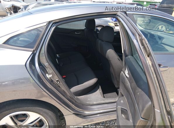 2HGFC2F64KH585383 2019 HONDA CIVIC Gray Widok naklejki z numerem VIN