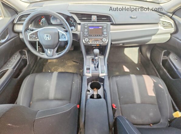 2HGFC2F64LH516887 2020 HONDA CIVIC Silver Առջևի վահանակի տեսք
