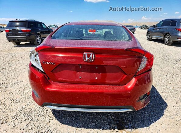 2HGFC2F64LH547928 2020 HONDA CIVIC Red Հետևի տեսք