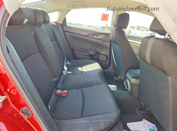 2HGFC2F64LH547928 2020 HONDA CIVIC Red Հետևի նստատեղերի տեսք