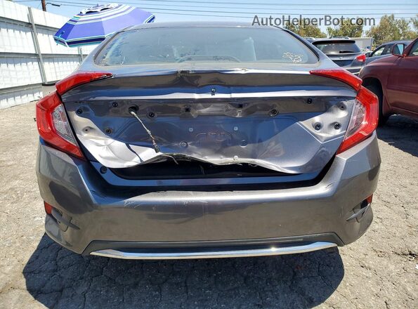2HGFC2F64LH576846 2020 HONDA CIVIC Gray Rear view