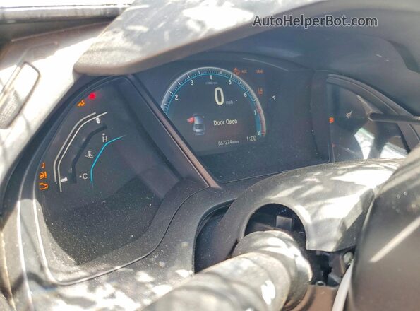 2HGFC2F64LH576846 2020 HONDA CIVIC Gray Instrument cluster view