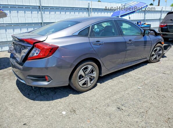 2HGFC2F64LH576846 2020 HONDA CIVIC Gray Rear right