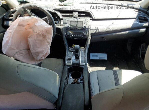 2HGFC2F64LH576846 2020 HONDA CIVIC Gray Dashboard view
