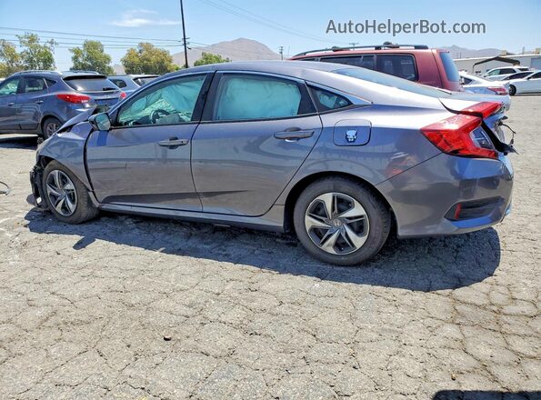 2HGFC2F64LH576846 2020 HONDA CIVIC Gray Rear left