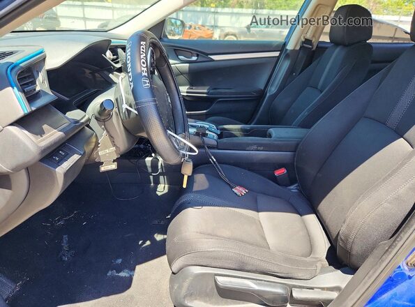 2HGFC2F64LH593601 2020 HONDA CIVIC Blue Вид салону спереду
