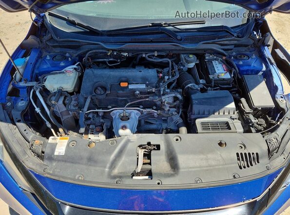 2HGFC2F64LH593601 2020 HONDA CIVIC Blue Вид задньої частини салону