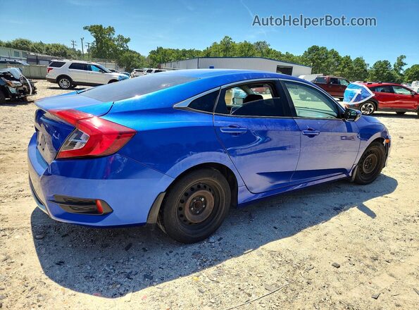 2HGFC2F64LH593601 2020 HONDA CIVIC Blue Задня права чверть