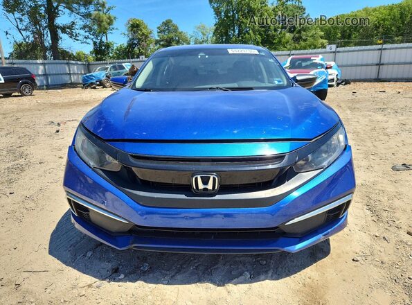 2HGFC2F64LH593601 2020 HONDA CIVIC Blue Вид спереду