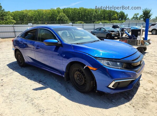 2HGFC2F64LH593601 2020 HONDA CIVIC Blue Передня права чверть