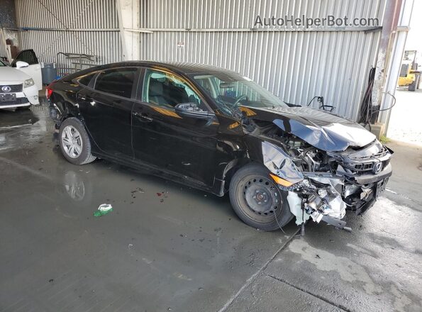 2HGFC2F64MH500741 2021 HONDA CIVIC Black Передня права чверть