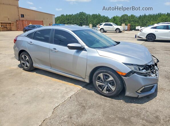 2HGFC2F64MH515336 2021 HONDA CIVIC Silver Передня права чверть