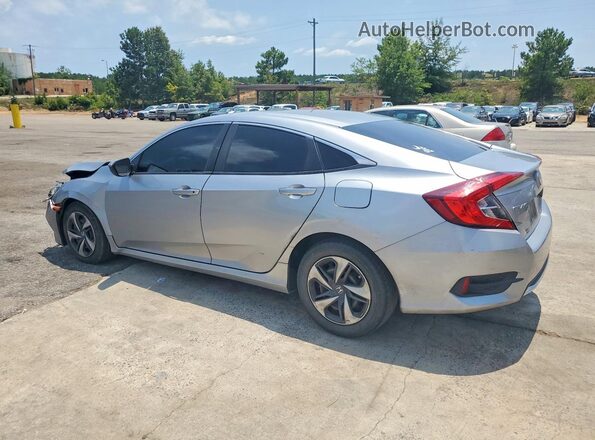 2HGFC2F64MH515336 2021 HONDA CIVIC Silver Задня ліва чверть
